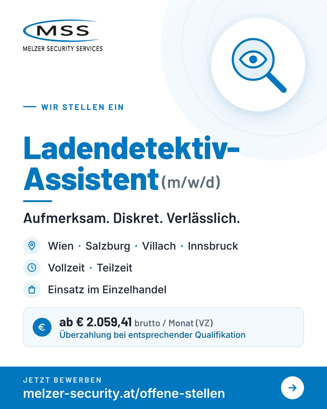 Ladendetektiv-Assistent (m/w/d) in einem Elektrofachmarkt – Symbolbild