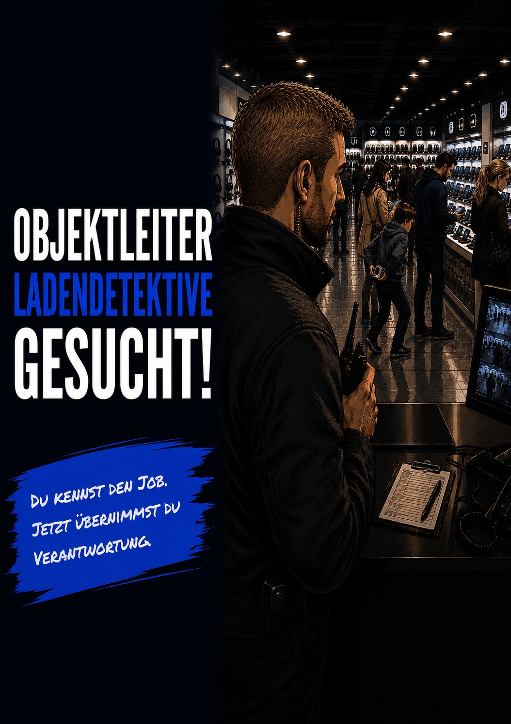 Objektleiter Ladendetektive gesucht - Du kennst den Job, jetzt übernimmst du Verantwortung